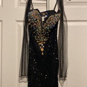 Prom Long strapless elegant dress by Royal Queen Collection 😍🥰🥰🥰